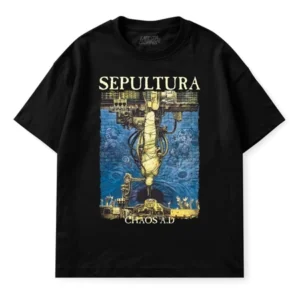 Camisas de Banda de Rock e Metal 100% Algodão