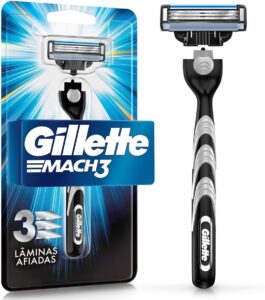 Aparelho de Barbear Gillette Mach3 | 1 Cabo + 1 Carga